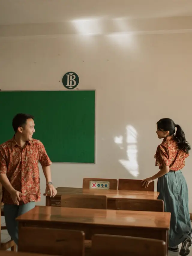 Potret Prewedding Namira Adjani, Putri Alya Rohali, Bertema Anak Sekolah Pakai Tas Ikonik MCM
