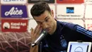 Scaloni tidak membawa tiga pemain bintang Argentina dalam lawatan ke Jakarta yakni Lionel Messi, Angel Di Maria, dan Nicolas Otamendi. (Liputan6.com/Helmi Fithriansyah)