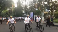 Bersama Dubes India, Anies Bersepeda Peringati 150 Tahun Kelahiran Mahatma Gandhi