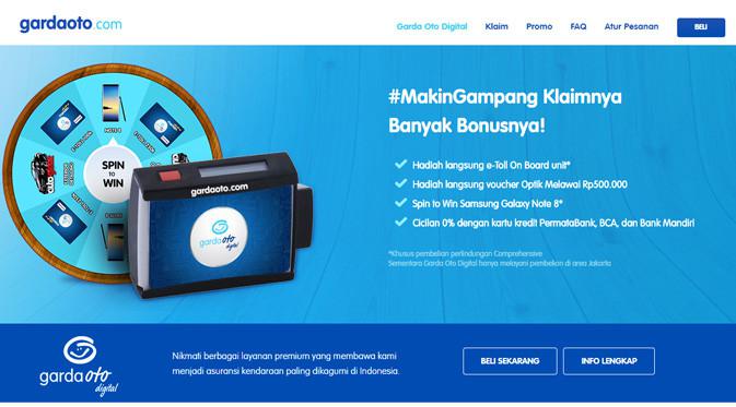 Layanan Garda Oto Digital yang mengusung tagline #MakinGampang Klaimnya, Banyak Bonusnya!