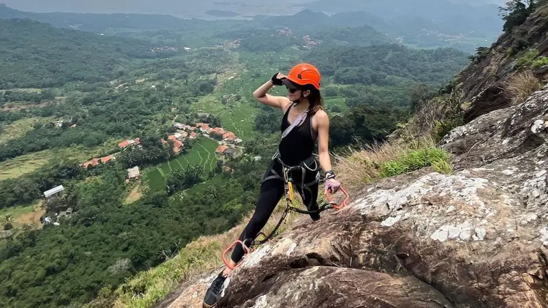 Pendaki di Gunung Parang