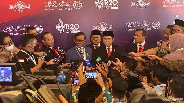 Menko Polhukam Mahfud Md menghadiri pembukaan Religion Twenty (R20).