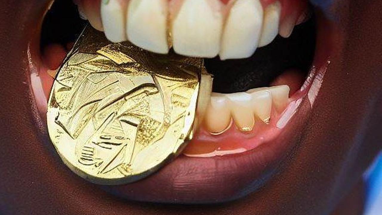 Pada kesimpulannya, menggigit koin emas atau medali emas tidak memiliki fungsi karena kemurnian tidak dapat dideteksi.