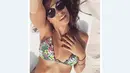 Linda Morselli yang berprofesi sebagai model ini sedang menikmati matahari di salah satu pantai di Meksiko. (Facebook)