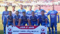 PSIM saat menghadapi Persik di Stadion Sultan Agung, Bantul (1/7/2019). (Bola.com/Vincentius Atmaja)