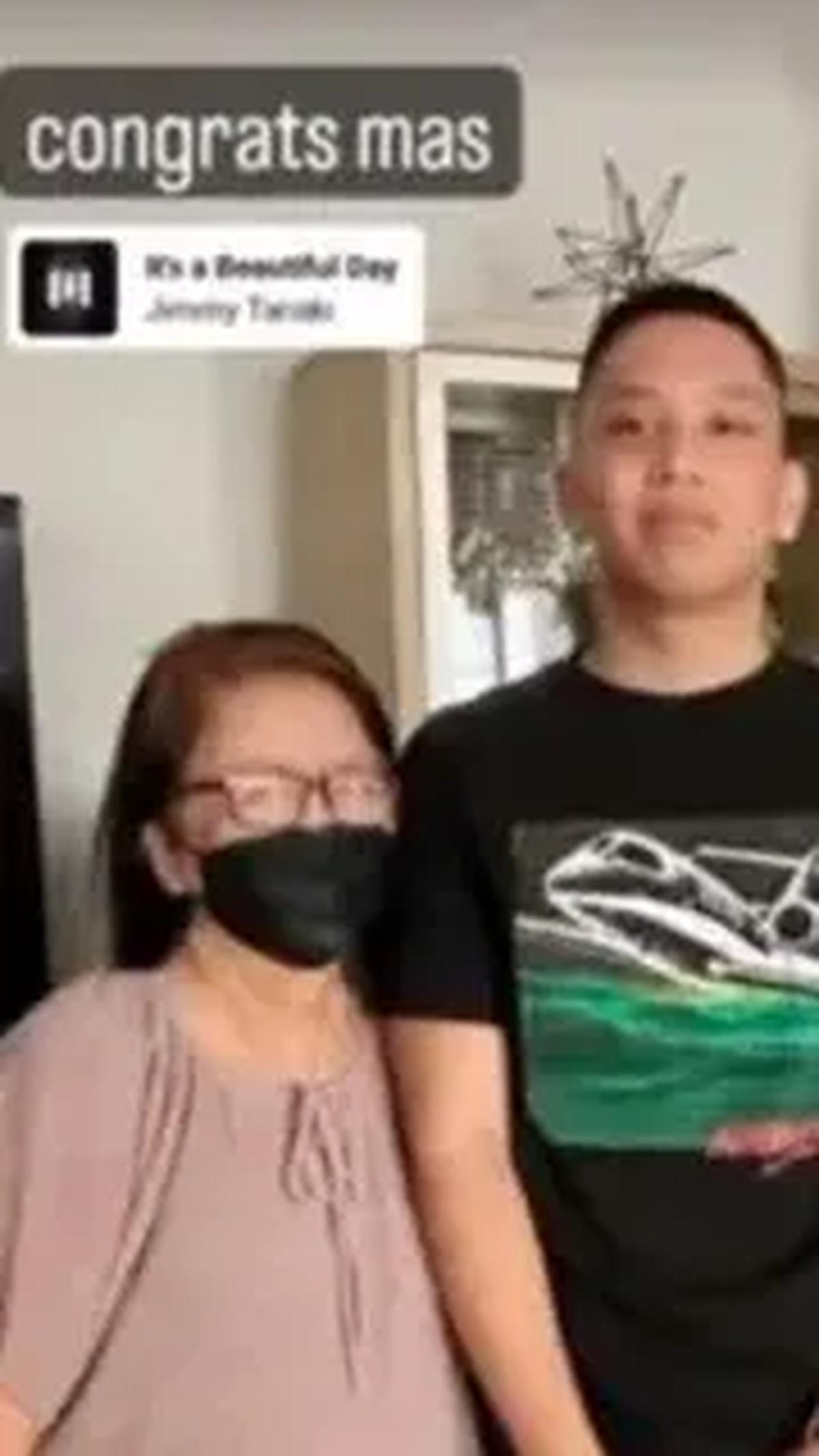 Media sosial Instagram fanbase Ferdy Sambo yaitu @ferdysambo_official turut mengucapkan selamat melalui Instagram Story. Dalam foto tersebut terlihat Tribrata bersama dua wanita. Pada foto itu tertera tulisan "Congrats Mas".