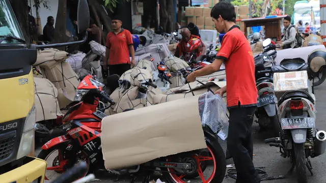 Jasa Pengiriman Motor Meningkat Jelang Arus Mudik Lebaran