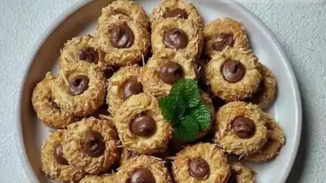 Sepiring nutella cookies