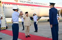 Tiba di Brasil, Gagahnya Prabowo Disambut Terompet Kehormatan Upacara Militer