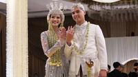 Tampilan Busana Pengantin Alyssa Daguise Saat Menikah dengan Al Ghazali. (Dok: IG @alalyssalovers)