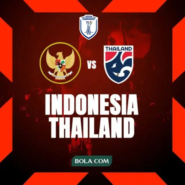 Indonesia Vs Thailand di Piala AFF U-23 2025.