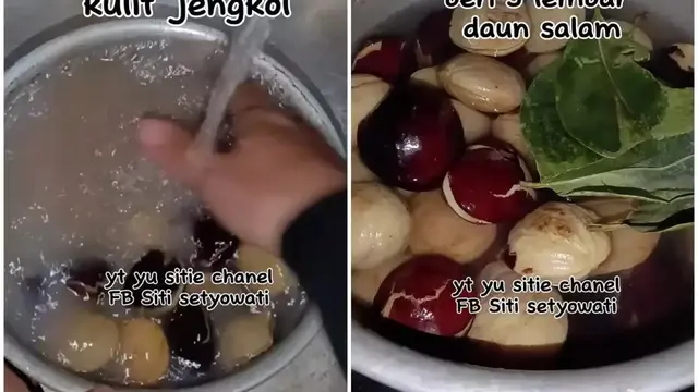 Tiriskan Jengkol dan Bilas Hingga Bersih Sebelum Kembali Direbus