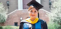 Erina Gudono saat Wisuda S2 di Amerika Serikat. [@erinagudono]