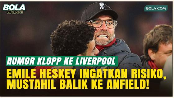 Jurgen Klopp Balik ke Liverpool? Legenda The Reds Tegas: Mustahil!