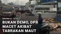 Bukan Demo, DPR Macet Akibat Tabrakan Truk