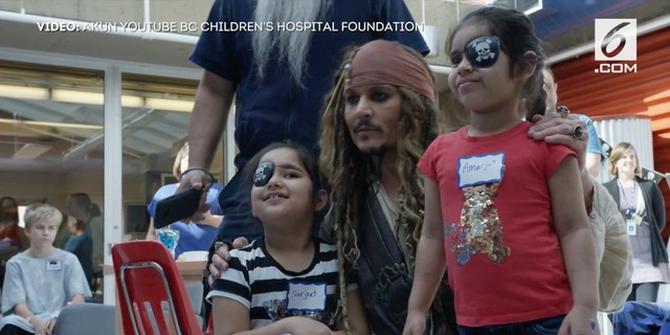 VIDEO: Kunjungan Rahasia Kapten Jack Sparrow ke RS Anak