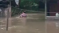 Banjir di wilayah Kecamatan Manggaran Situbono (Istimewa)