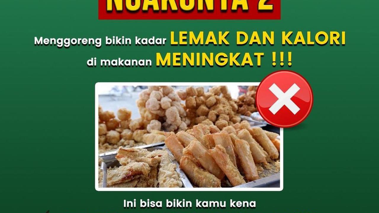 Kebiasaan makan kedua yaitu makan gorengan 5 biji namun mengaku hanya memakan 2 biji. <br>