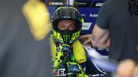 Valentino Rossi akui sulit memenangi balapan MotoGP Malaysia di Sirkuit Sepang, Minggu (30/10/2016). (EPA/Farzy Ismail)