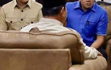 Momen Menhan Prabowo Subianto Duduk Berhadapan sama 3 Ajudan Ganteng, Dengarkan Petuah dari Habib Luthfi