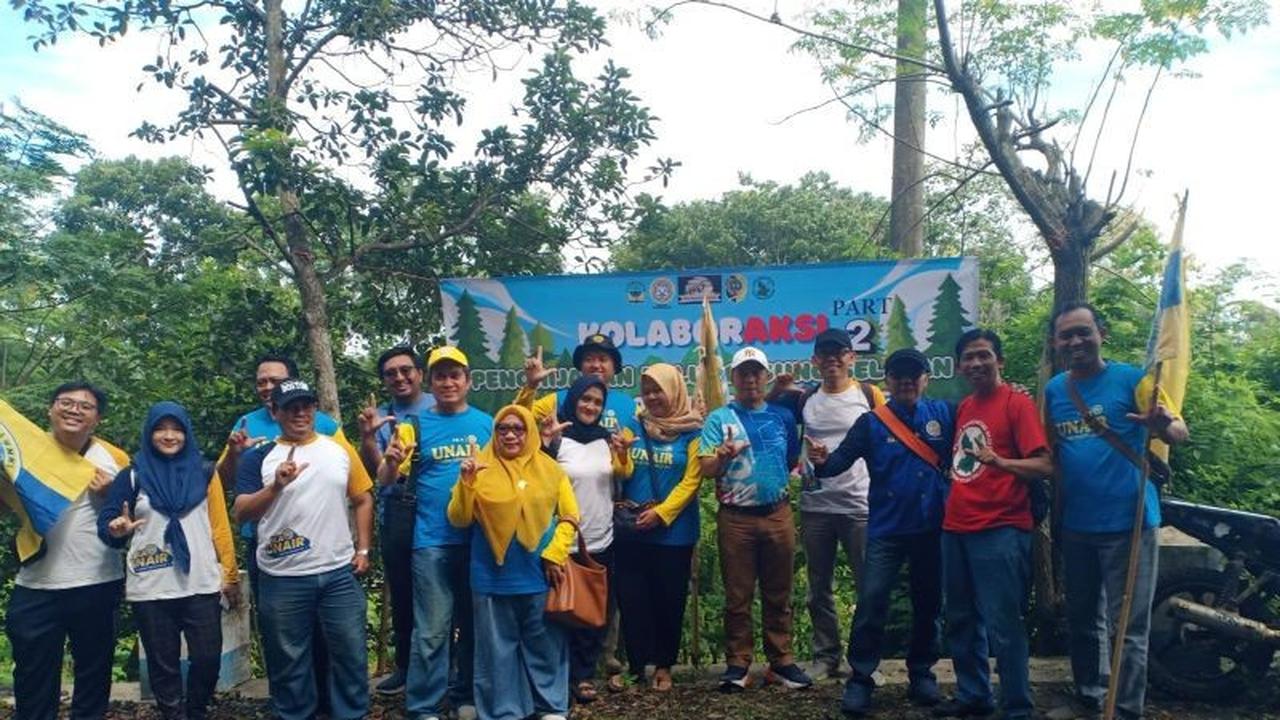 IKA Unair Tulungagung Pimpin Penghijauan Bukit Dondong, Upaya Mitigasi Bencana dan Pelestarian Lingkungan