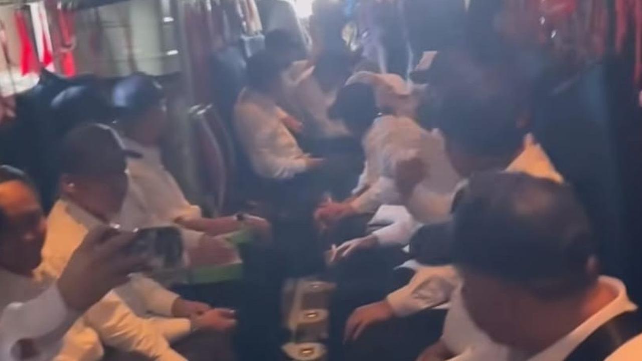 Ekspresi Menteri Naik Hercules: Amran Sulaiman Pegangan Kencang, Meutya Hafid Tidur, Nusron Banyak Zikir