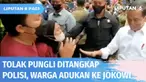 Dua warga di Pasar Bogor mengadu ke Jokowi, pamannya ditangkap polisi karena menolak pungutan liar. Namun Polresta Bogor Kota menampik tuduhan tersebut, tersangka dilaporkan karena mengeroyok dua orang.