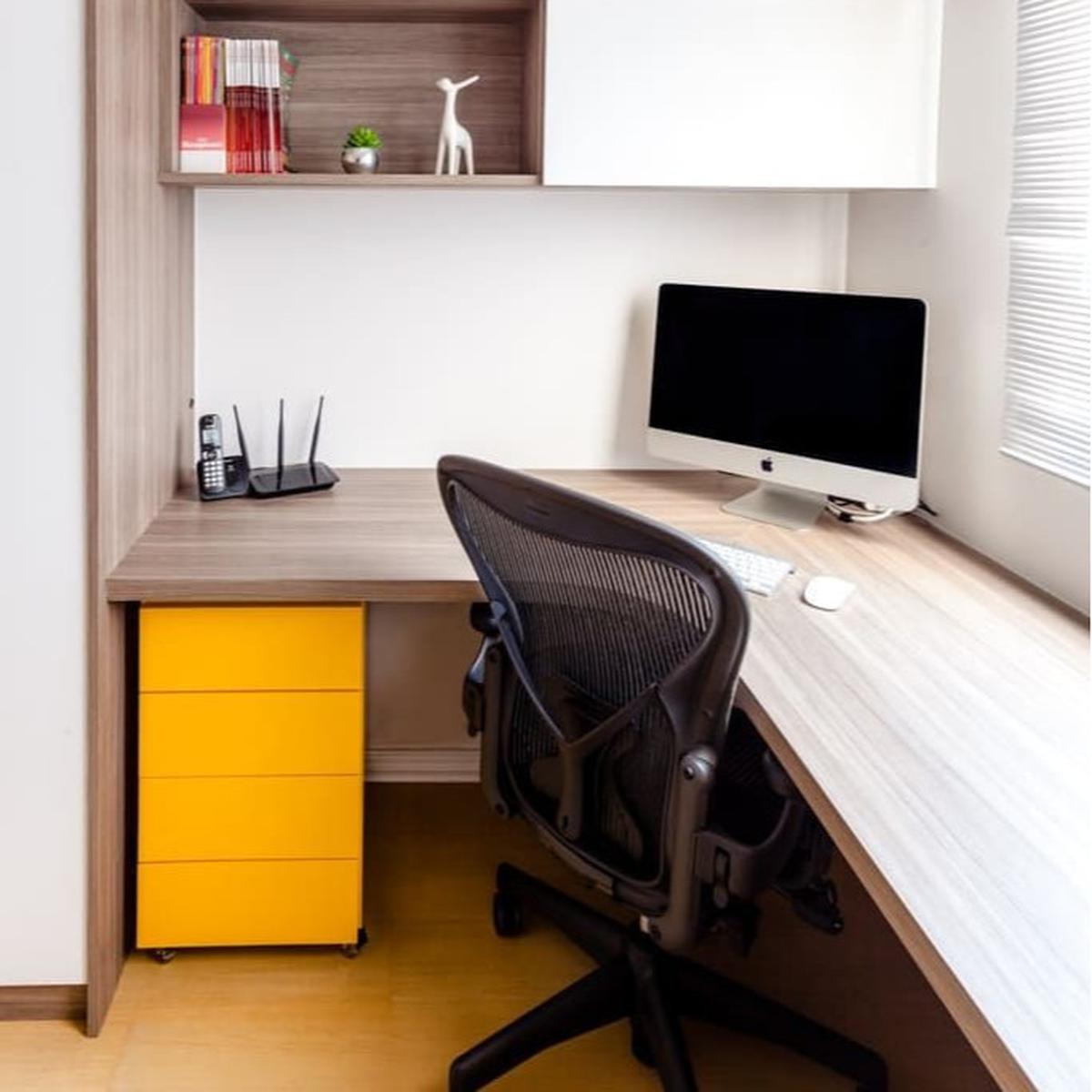 Inspirasi ruang kerja minimalis di dalam rumah