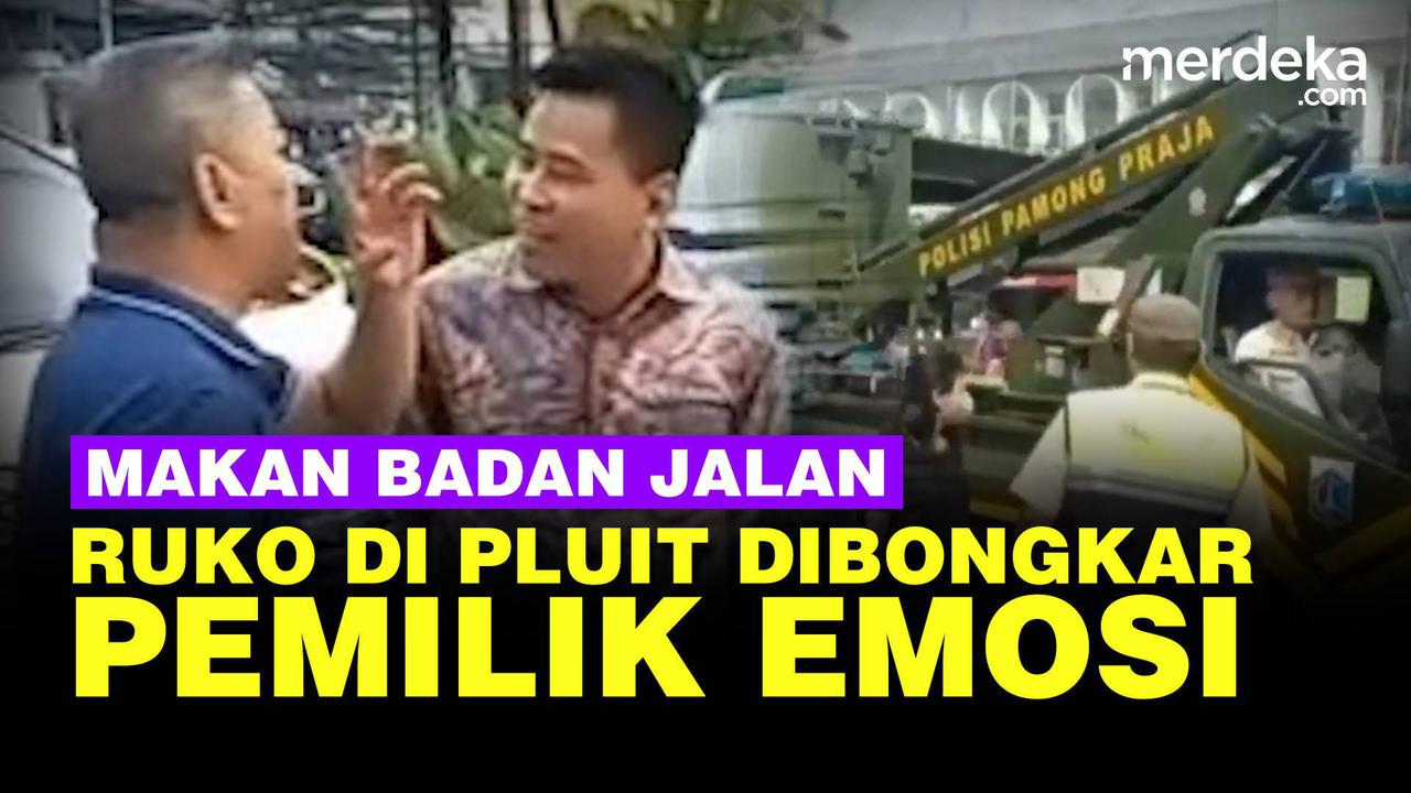 VIDEO: Drama Ketua RT VS Pemilik Ruko, Berujung Dibongkar karena Caplok Badan Jalan