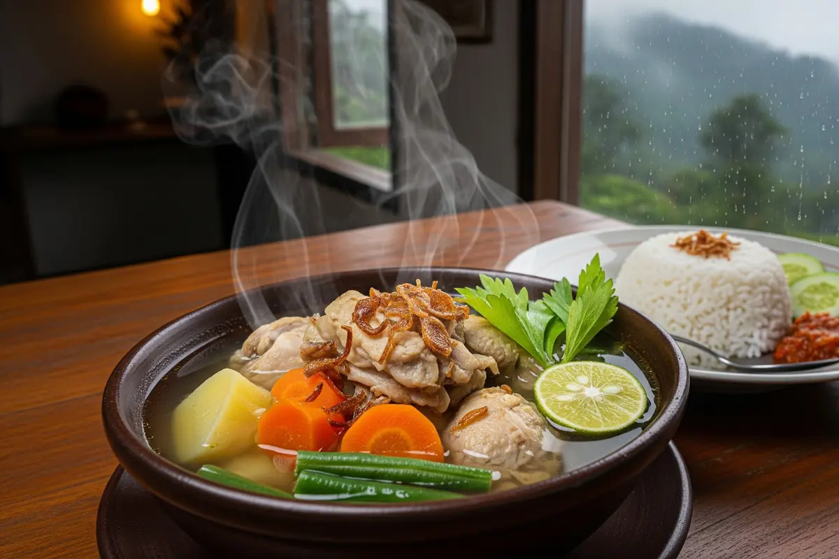 Resep Sop Kampung Sederhana untuk Cuaca Dingin/Gemini AI