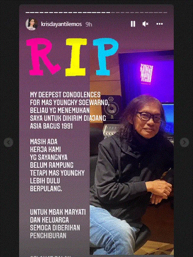Krisdayanti berduka atas meninggalnya Youngky Soewarno