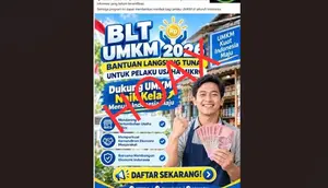 Cek Fakta: Hoaks Link Pendaftaran BLT UMKM 2026