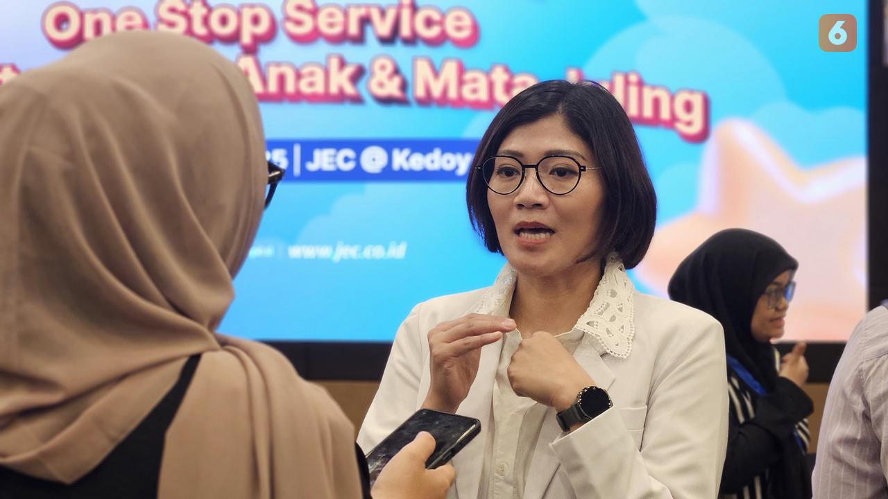 Consultant Pediatric Ophthalmology and Strabismus JEC Eye Hospitals & Clinics, Dr. Devina Nur Annisa, SpM(K) (Foto: Aditya Eka Prawira/Liputan6.com)