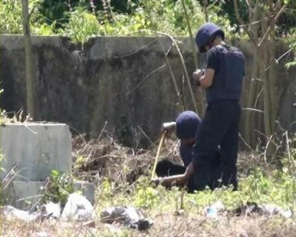 Gegana ledakkan mortir sisa Perang Dunia II