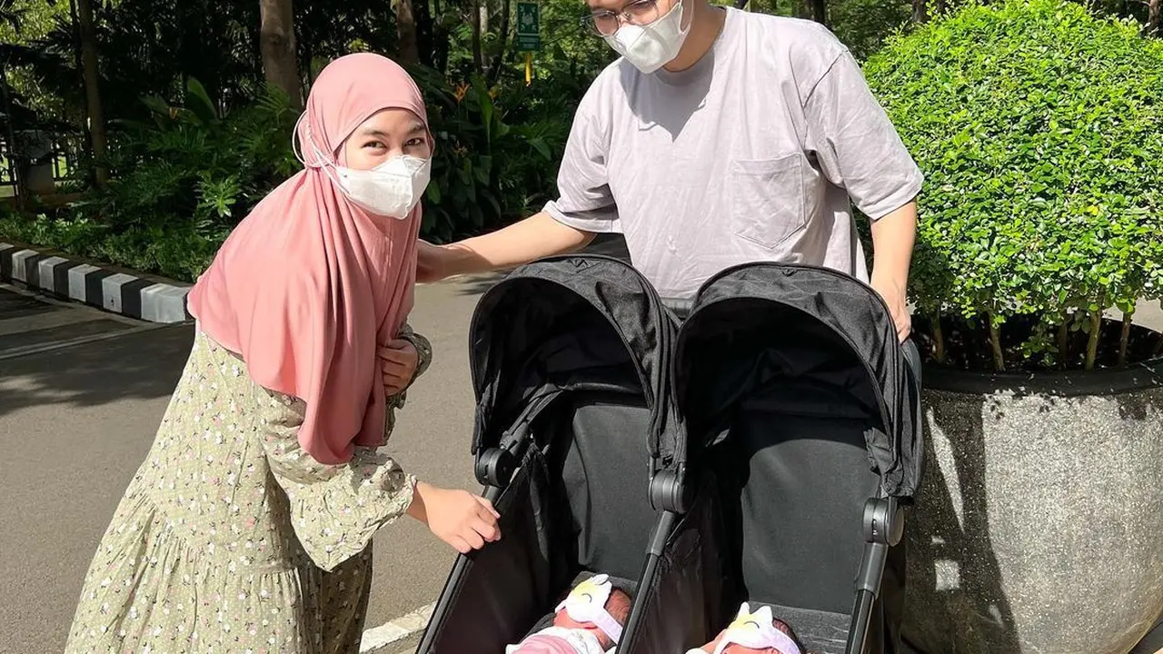 Anisa Rahma Masih Tak Menyangka Dikaruniai Bayi Kembar, Sang Suami Bahagia Miliki 3 Bidadari