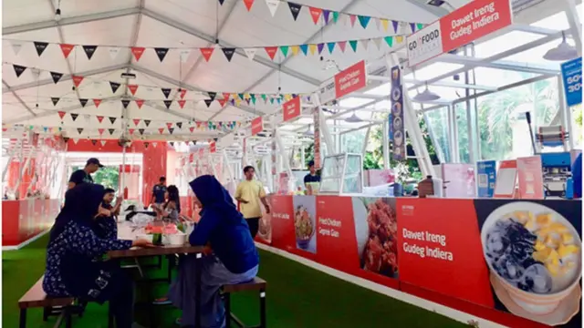 GoFood Festival di TIS Square, Tebet, Jakarta Selatan