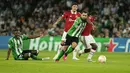 Pada leg pertama di Old Trafford, Pasukan Erik ten Hag mengalahkan Real Betis dengan skor 4-1. (AP Photo/Jose Breton)