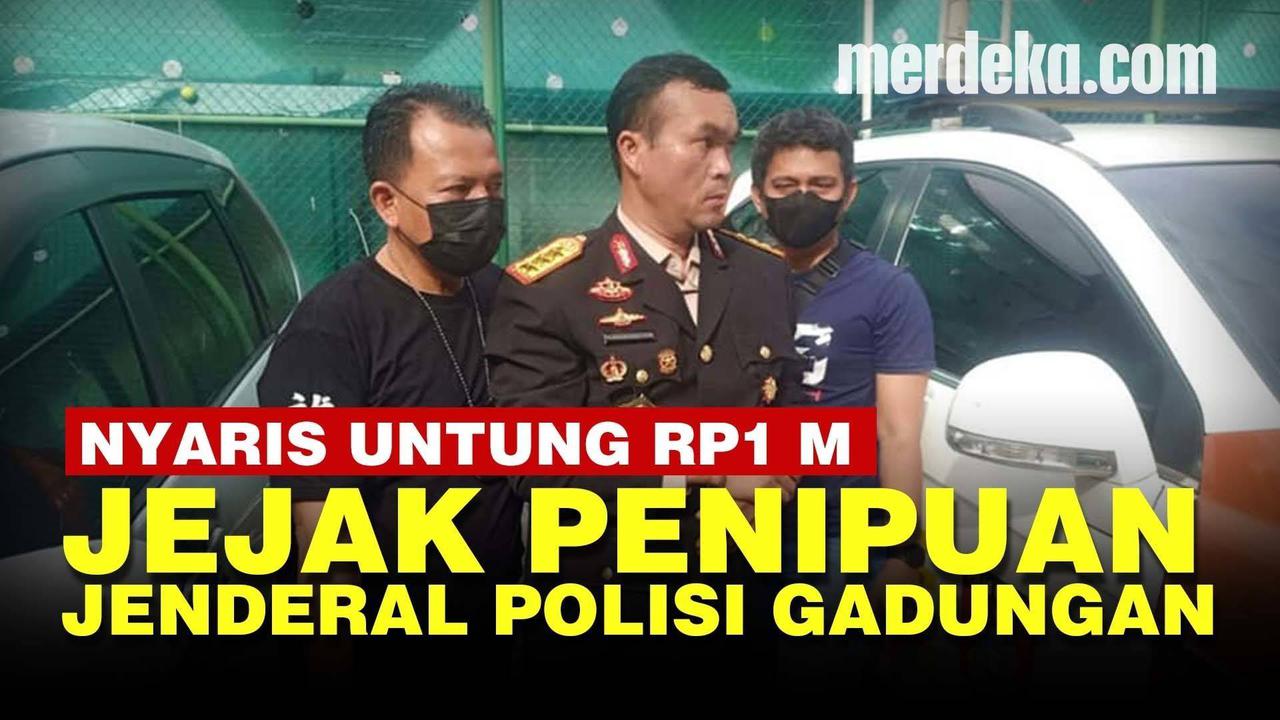 VIDEO: Komjen Yusuf Ditangkap, Jenderal Polisi Gadungan Tipu Wanita Rp1 Miliar