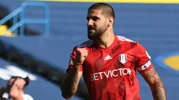 Dari total 30 laga di Championship, ia mampu mencetak 33 gol dan 7 assist. Dua gol terakhirnya dicetak saat Fulham menang 2-1 atas tamunya Peterborough, 23 Februari 2022. (AFP/Pool/Oli Scarff)