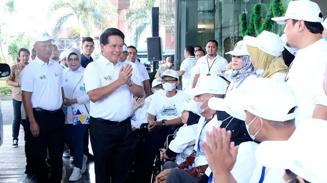 Mudik Bareng BUMN, BSI Lepas 619 Pemudik Reguler dan Disabilitas