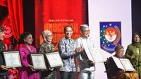 Kementerian Pendidikan, Kebudayaan, Riset, dan Teknologi (Kemendikbudristek) menggelar malam puncak acara Anugerah Kebudayaan Indonesia (AKI) Tahun 2023 yang mengusung tema 'Para Perawat Harmoni'. (Ist)