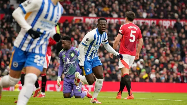 Manchester United kalah 1-3 dari Brighton