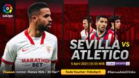 Duel Sevilla vs Atletico, Senin (5/4/2021) pukul 01.55 WIB dapat disaksikan melalui platform streaming Vidio. (Dok. Vidio)