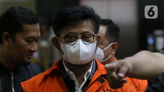 Mantan Mentan Syahrul Yasin Limpo Ditahan KPK