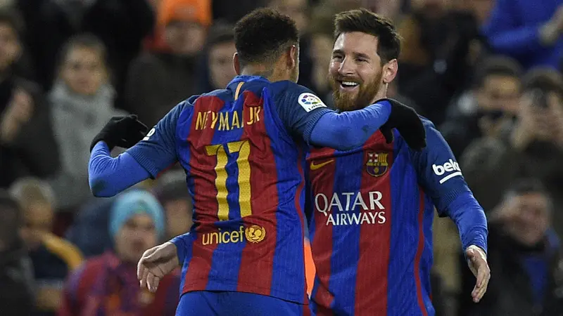 Trio MSN Antar Barcelona Lolos ke Perempat Final 