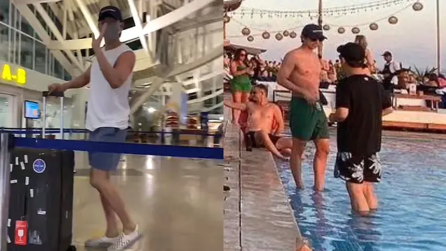 Gong Yoo liburan ke Bali