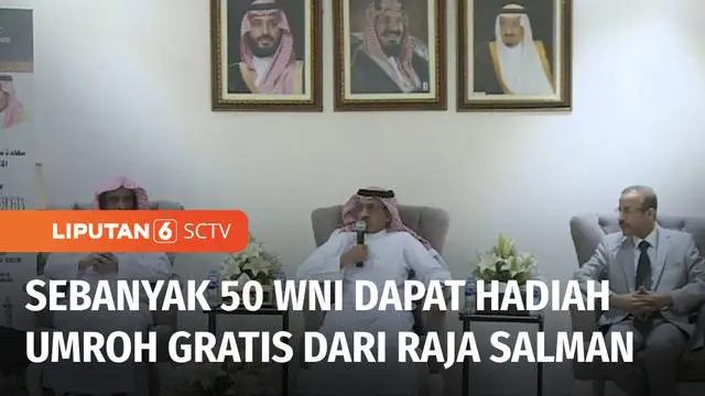 Sebanyak 50 warga negara Indonesia mendapat hadiah umrah gratis dari Raja Arab Saudi, Salman bin Abdulaziz al-Saud. Umrah gratis ini diberikan untuk kalangan akademisi dan tokoh agama.