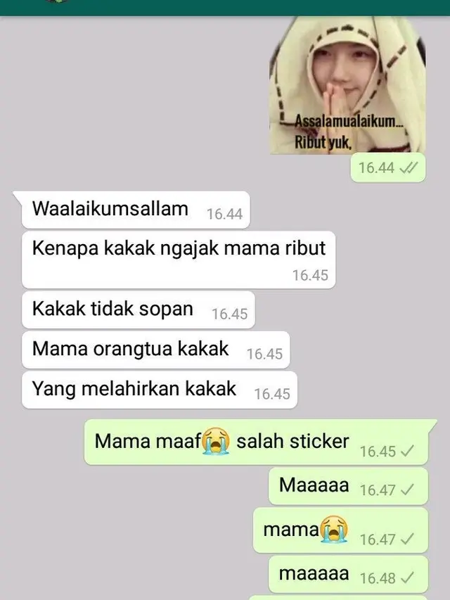 6 Chat Salah Kirim Stiker di WhatsApp Ini Bikin Deg-Degan