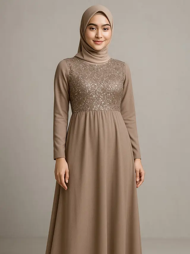 7 Model Gamis Payet Depan, Inspirai Anggun dan Elegan untuk Berbagai Acara