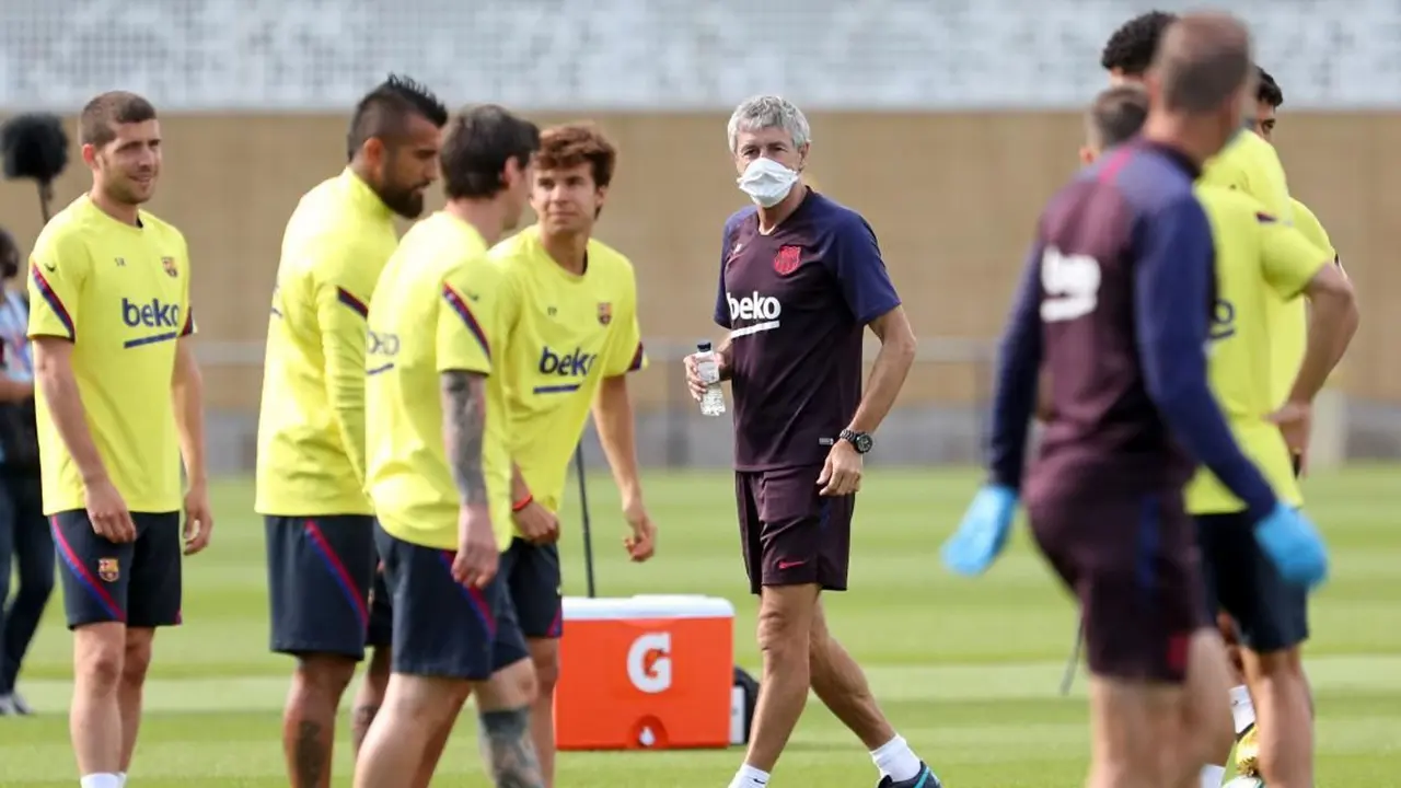 Barcelona latihan